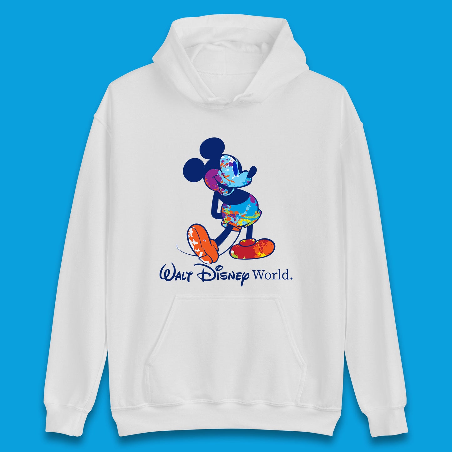 Walt Disnep World Mickey Mouse In Happy Mood Cartoon Character Disneyland Vacation Trip Disney World Unisex Hoodie