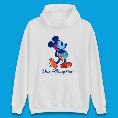 Walt Disnep World Mickey Mouse In Happy Mood Cartoon Character Disneyland Vacation Trip Disney World Unisex Hoodie
