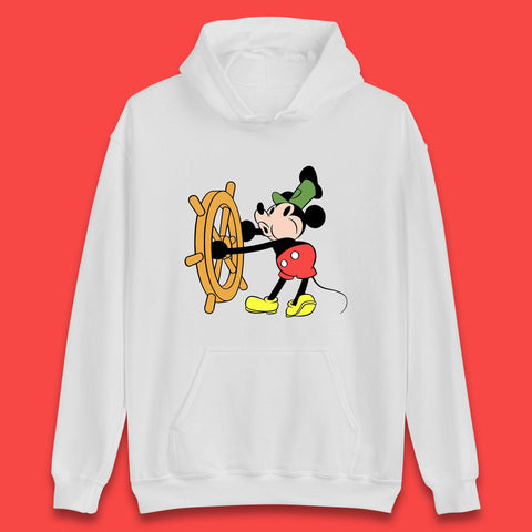 Classic Disney Mickey Mouse Steamboat Willie Disneyland Magic Kingdom Trip Unisex Hoodie