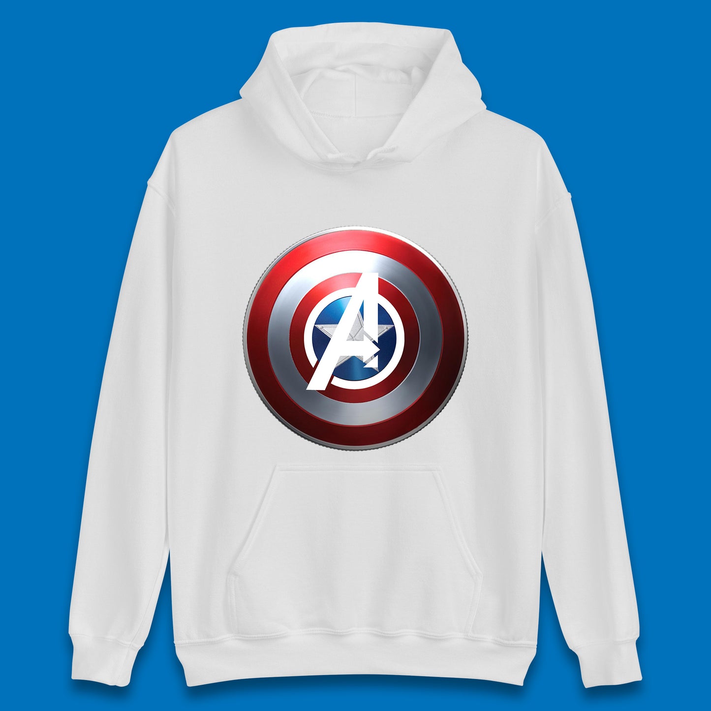 Captain America's Shield Marvel Avengers Captain America Cosplay The Captain Steven Rogers Unisex Hoodie