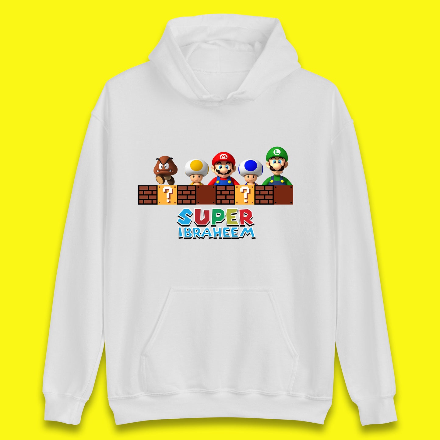 Personalised Super Mario Hoodie UK
