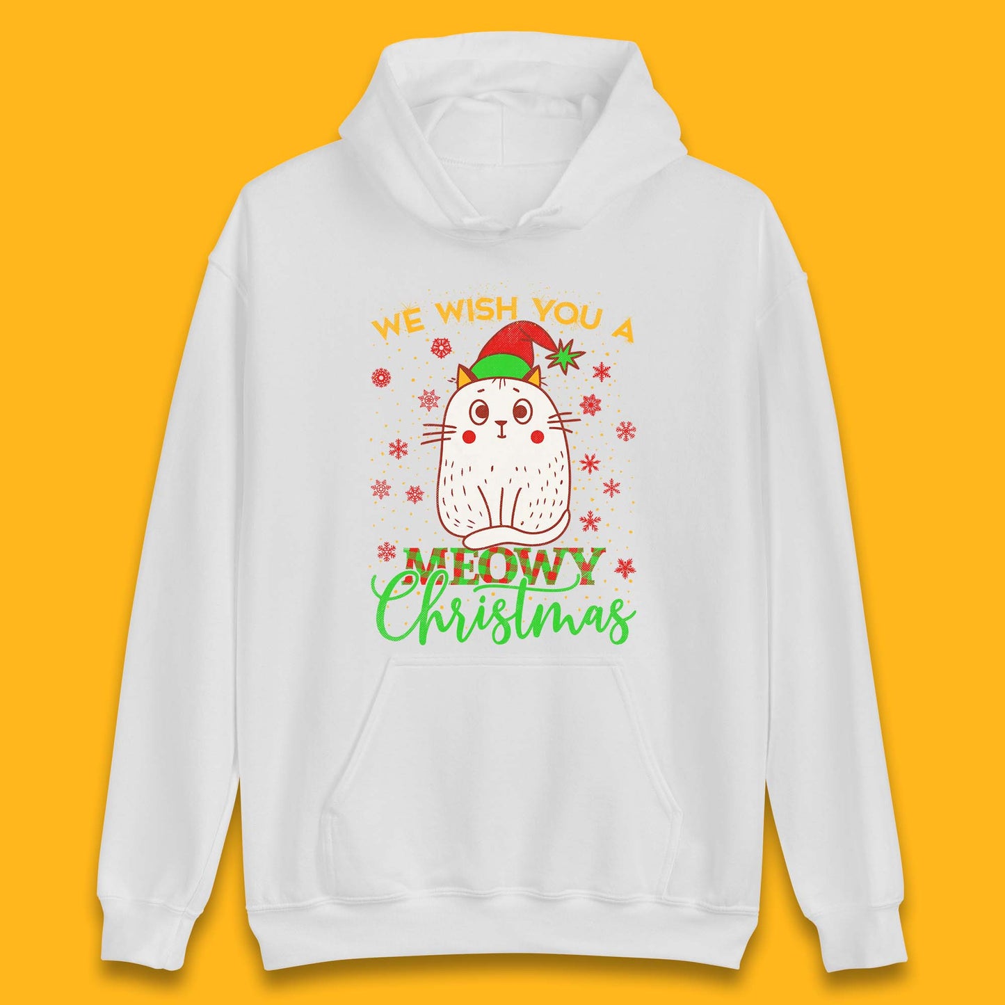Meowy Christmas Unisex Hoodie