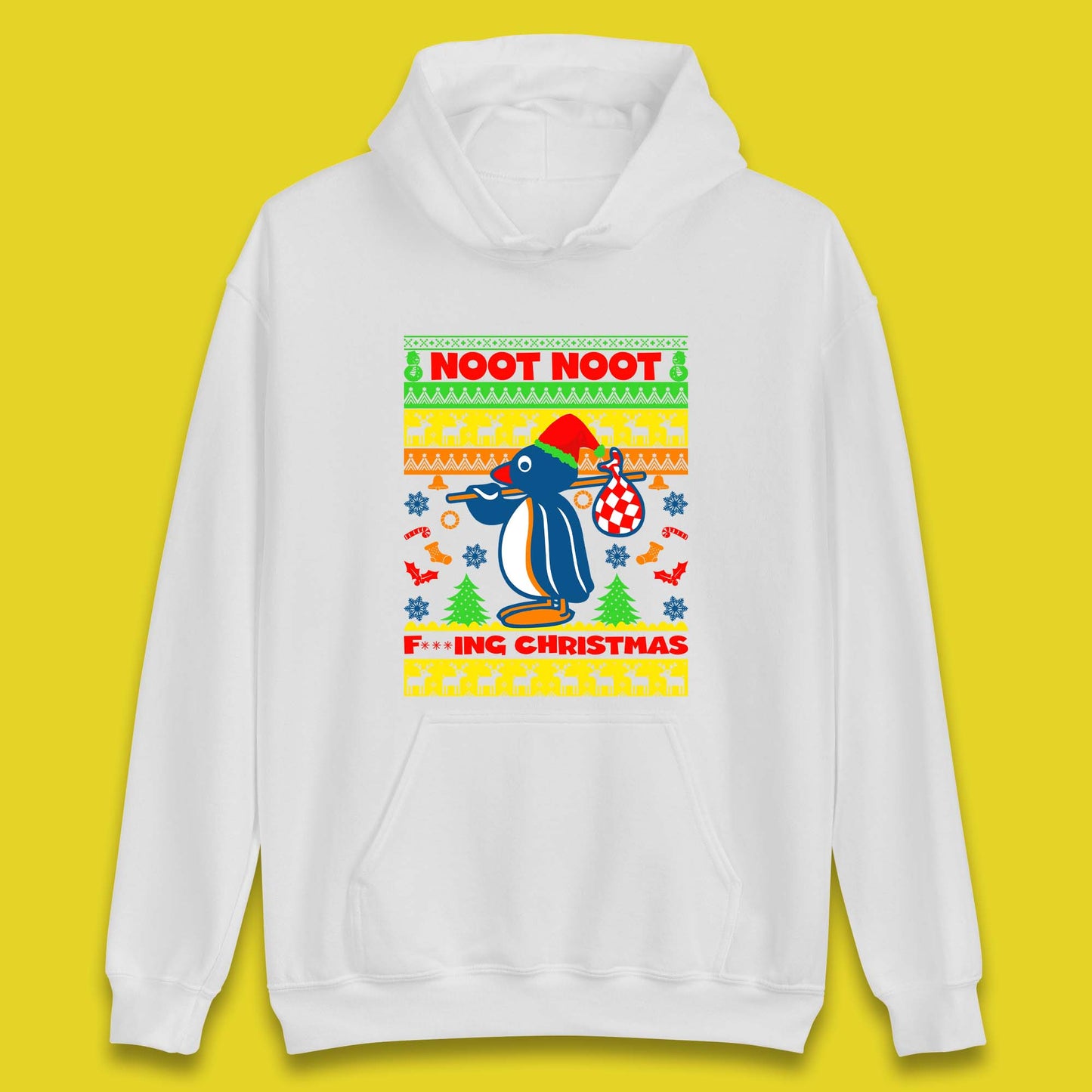 Penguin Noot Noot Christmas Unisex Hoodie