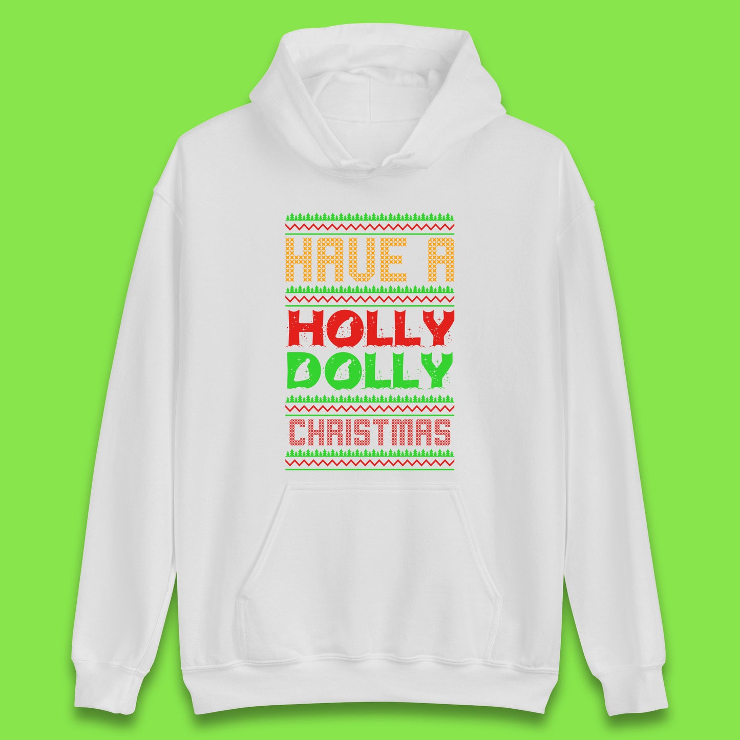 holly dolly christmas hoodie
