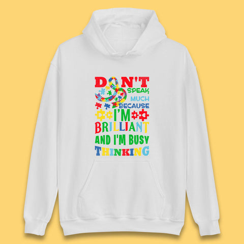 Autism Busy Thinking Unisex Hoodie