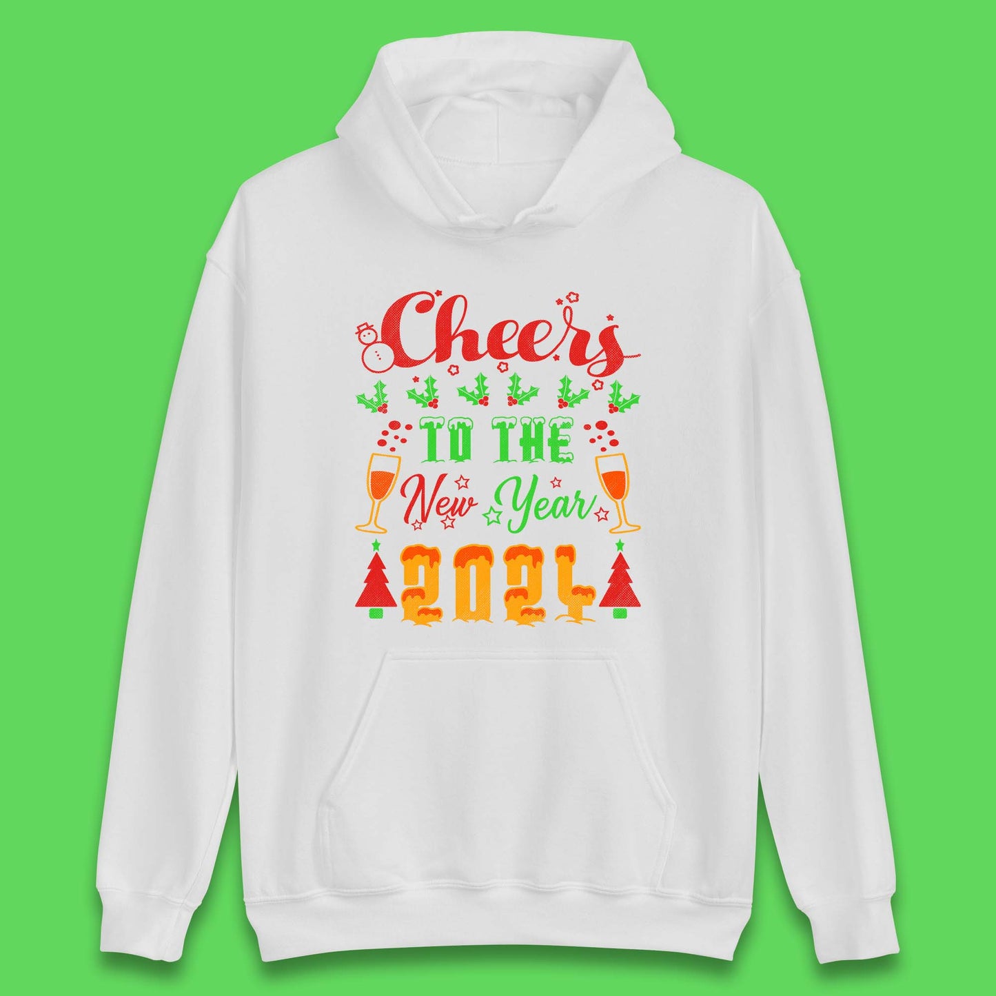 Cheers To The New Year 2024 Unisex Hoodie