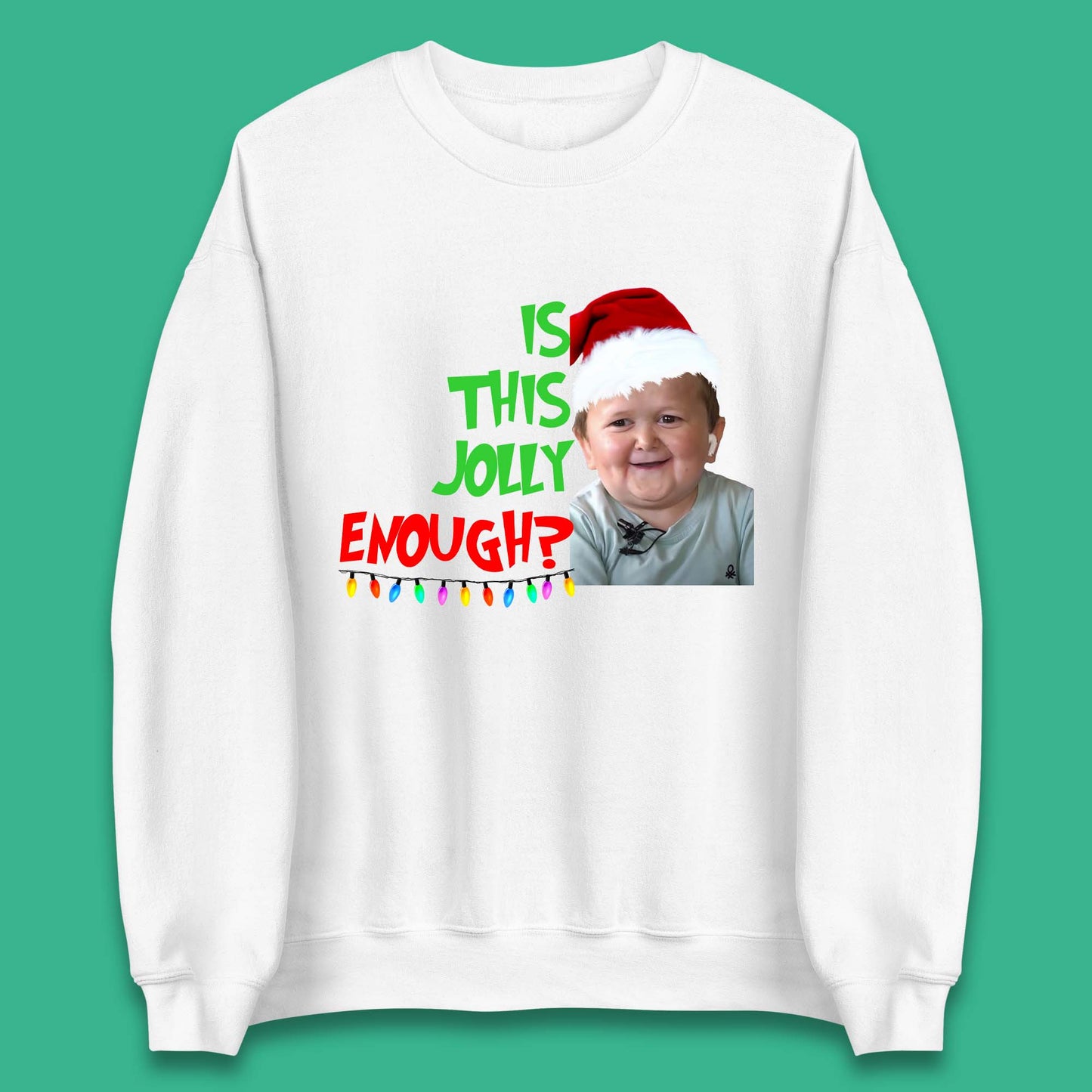 Jolly Enough Hasbulla Christmas Unisex Sweatshirt