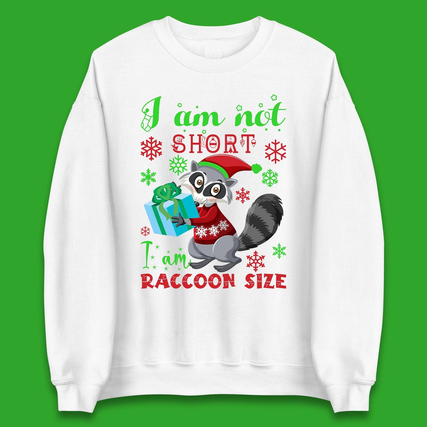 Racoon Christmas Jumper