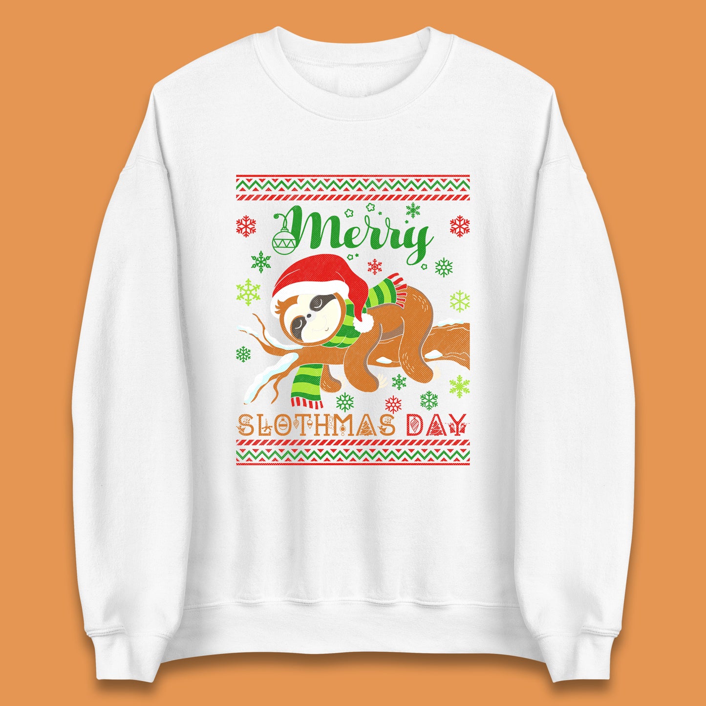 sloth christmas sweatshirt