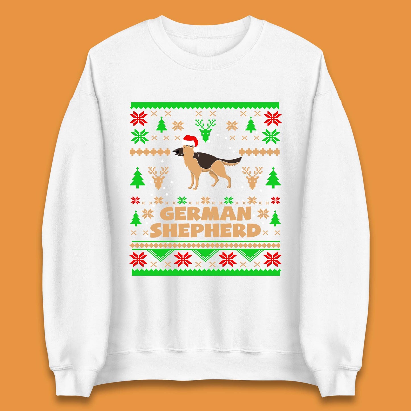 German Shepherd Dog Christmas Jumper