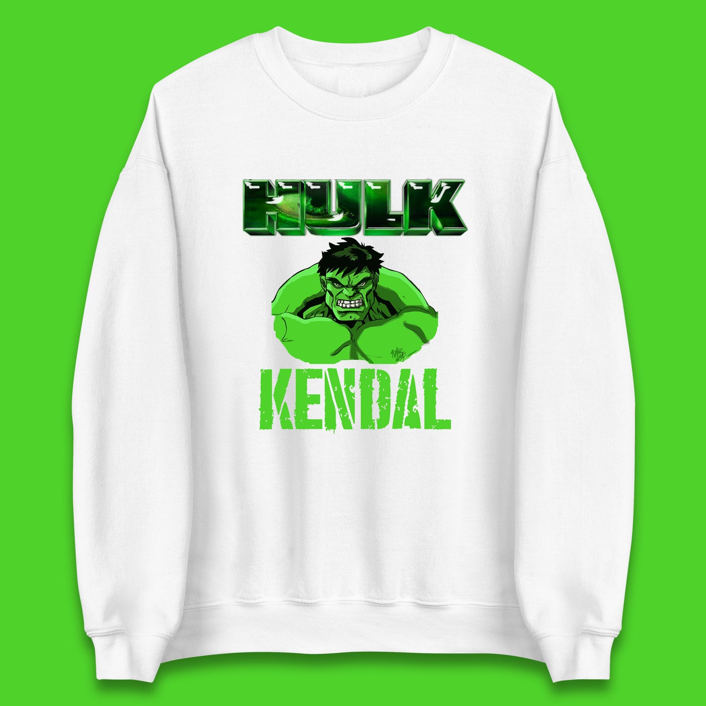 Personalised Incredible Hulk Jumper