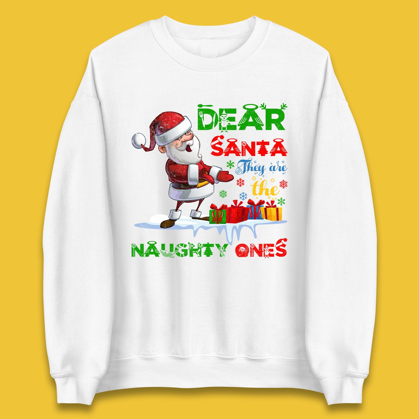 dear santa sweatshirt