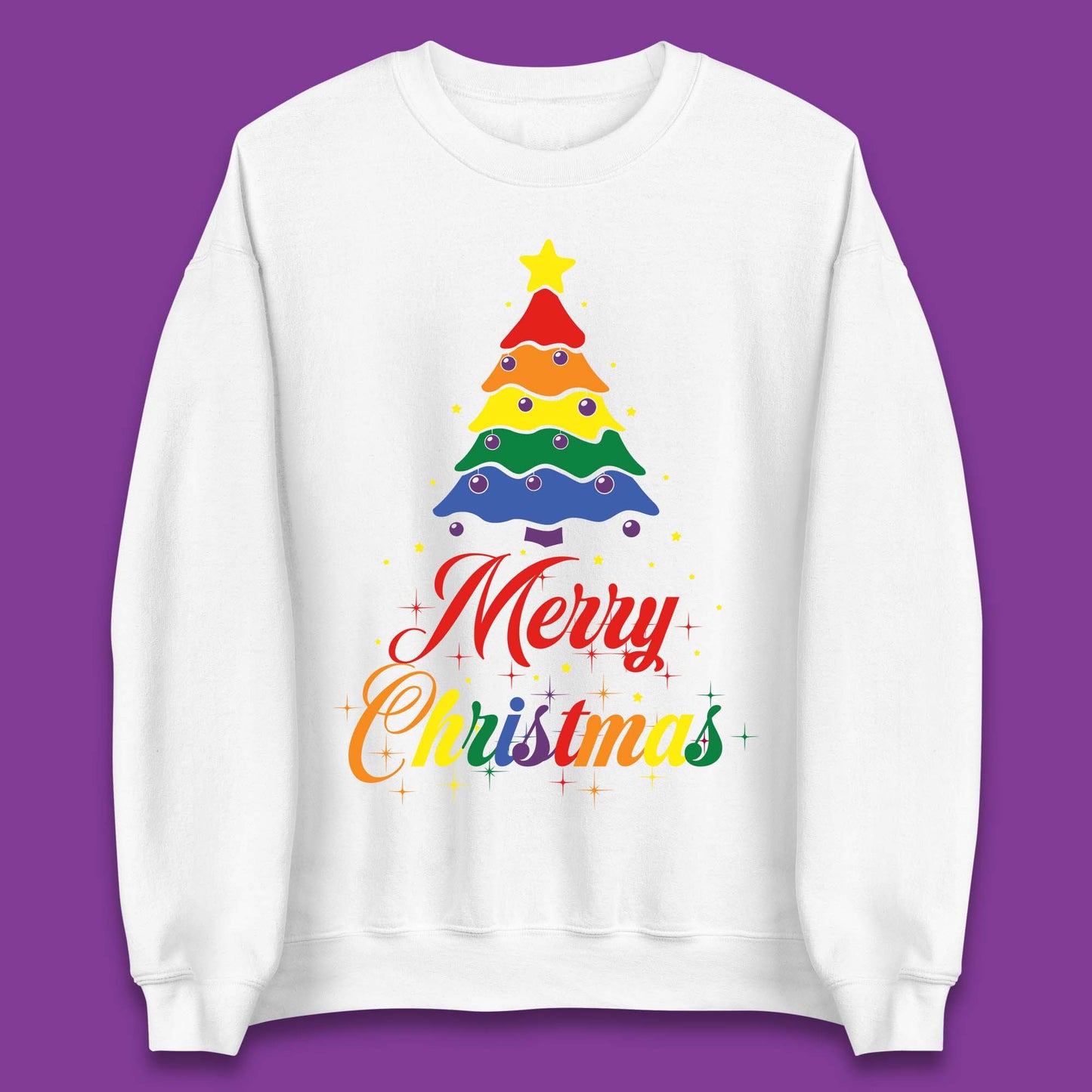 Pride Christmas Tree Unisex Sweatshirt