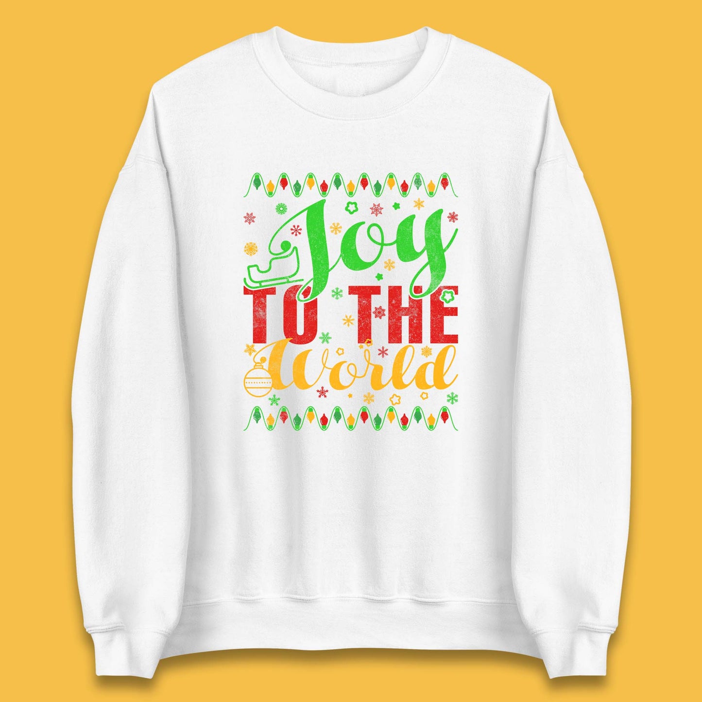 merry christmas joy to the world sweatshirt