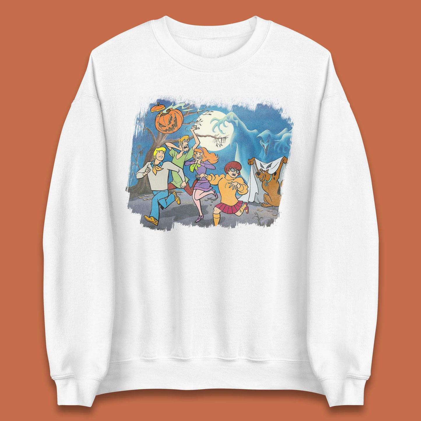 Scooby Doo & Gang Halloween Horror Scary Ghost Haunted Scary Night Unisex Sweatshirt