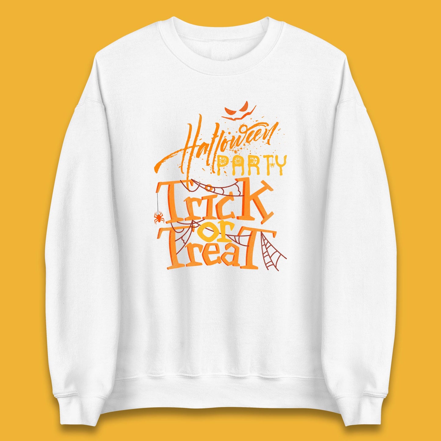 Happy Halloween Trick Or Treat Horror Scary Spooky Vibes Unisex Sweatshirt