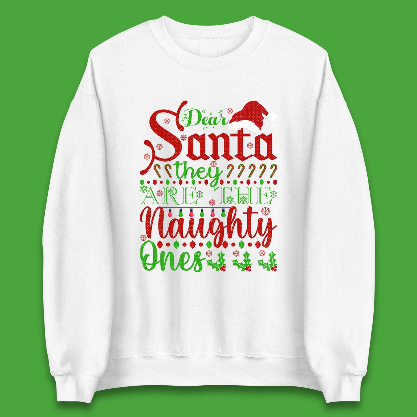 dear santa christmas sweatshirt
