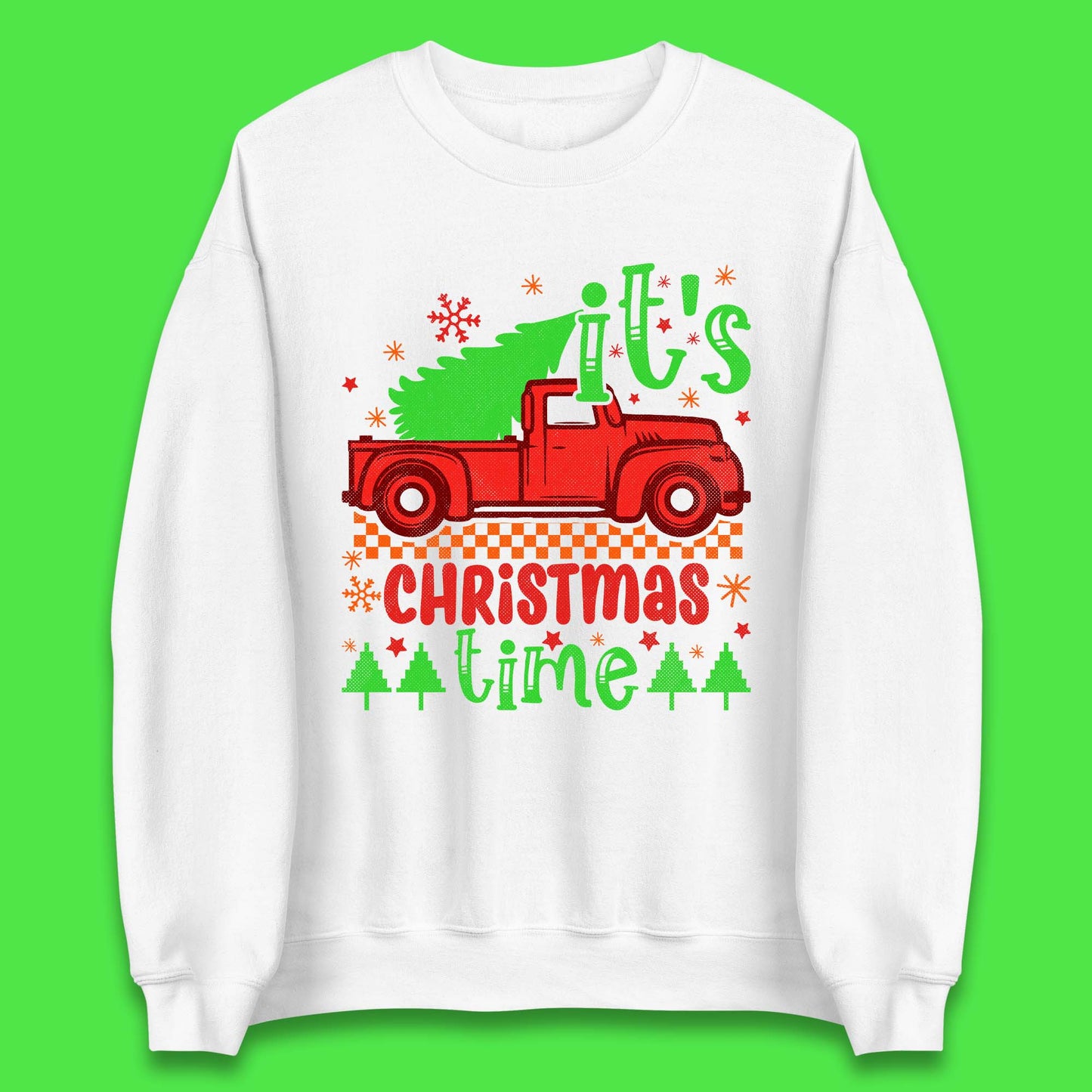 Christmas Truck Unisex Sweatshirt