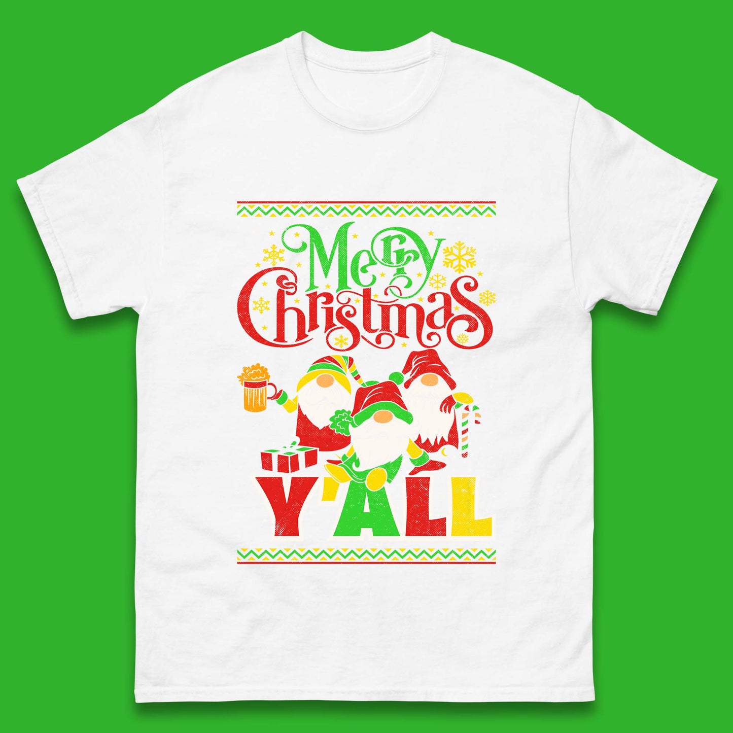 gnome christmas t shirt