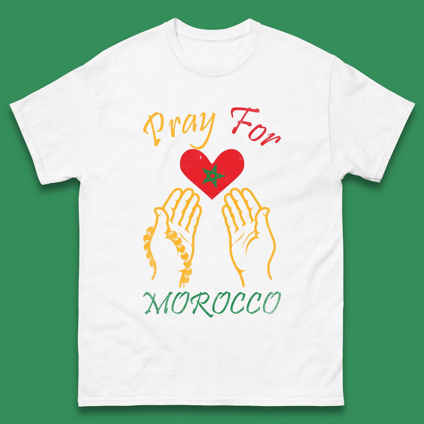 Pray For Morocco Stay Strong Morocco Earthquake Support Mens Tee Top