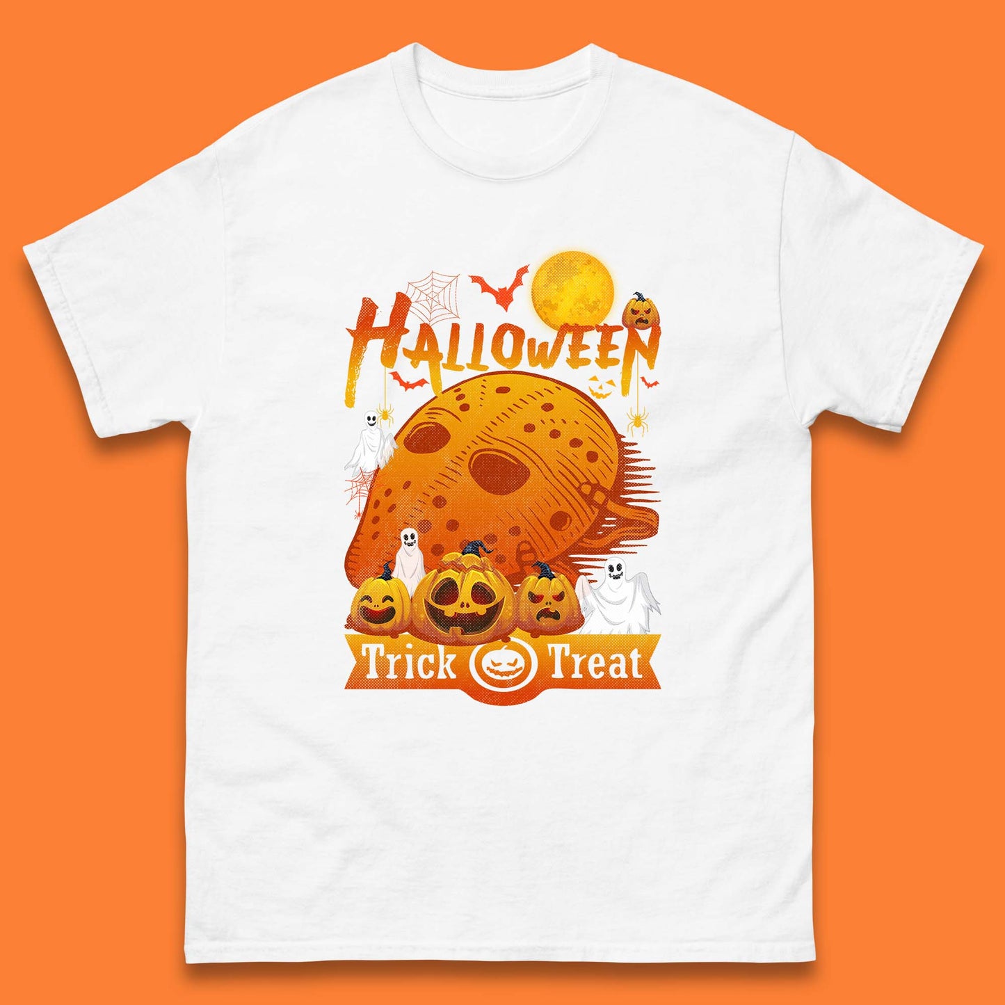 Happy Halloween Jason Voorhees Face Mask Halloween Friday The 13th Horror Movie Halloween Pumpkins Mens Tee Top