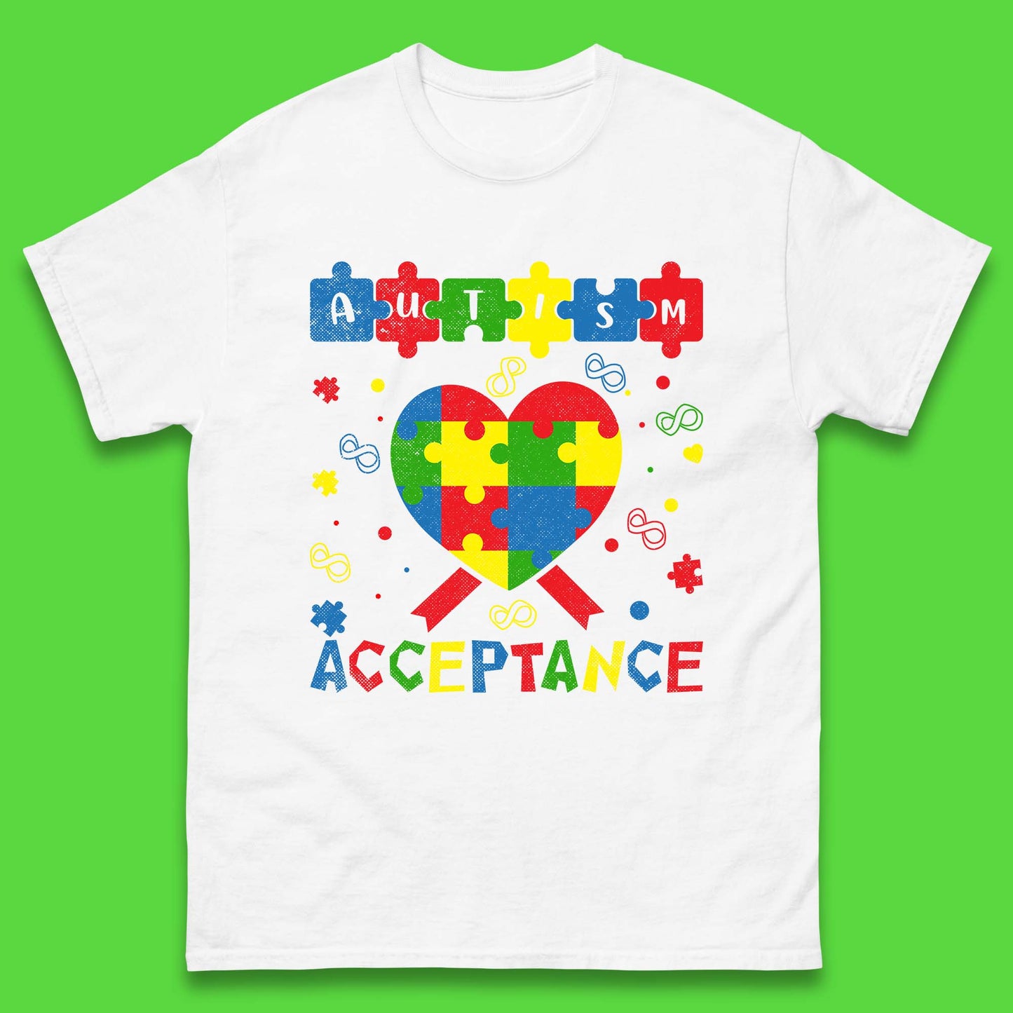 Autism Acceptance Awareness Mens T-Shirt