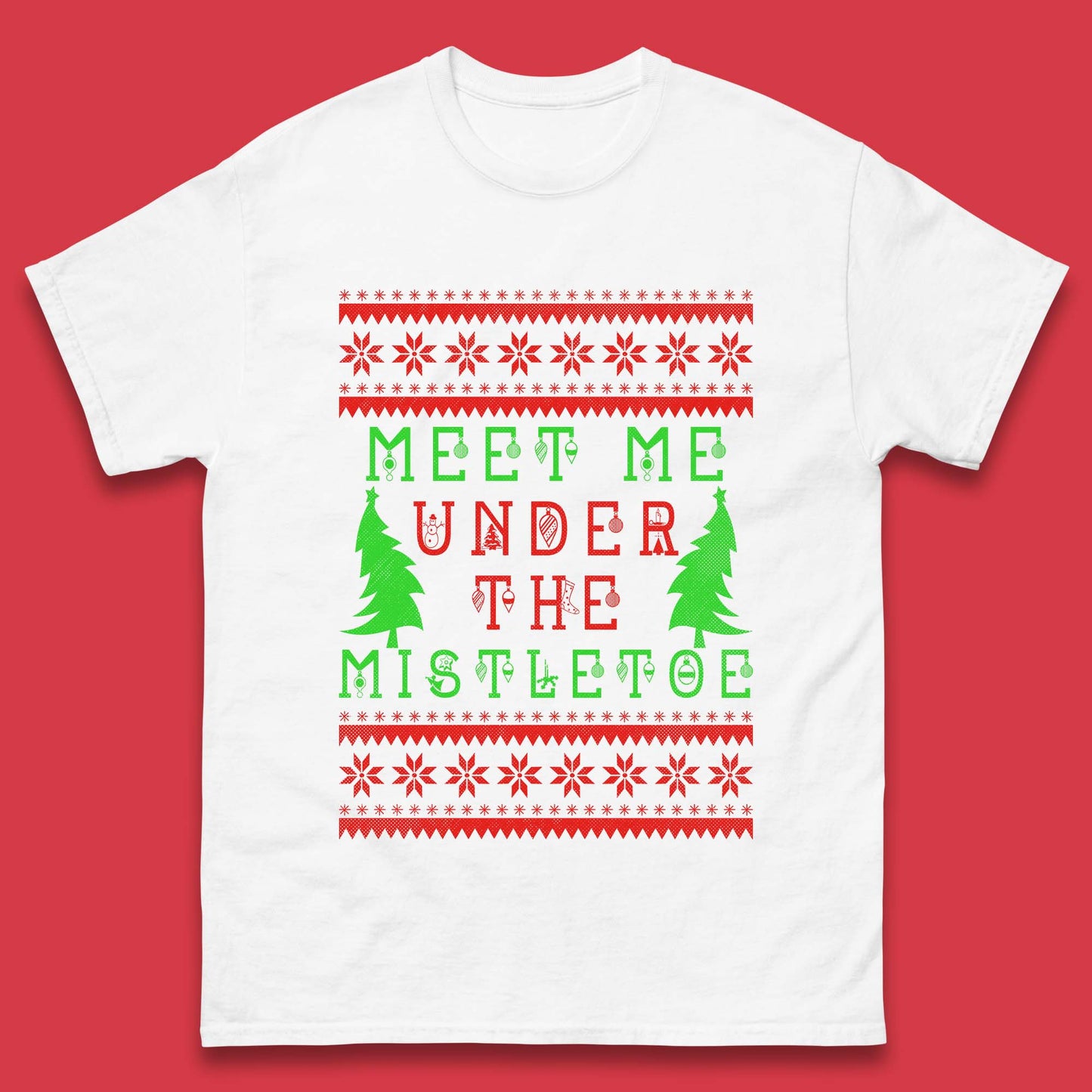 mistletoe christmas t shirt