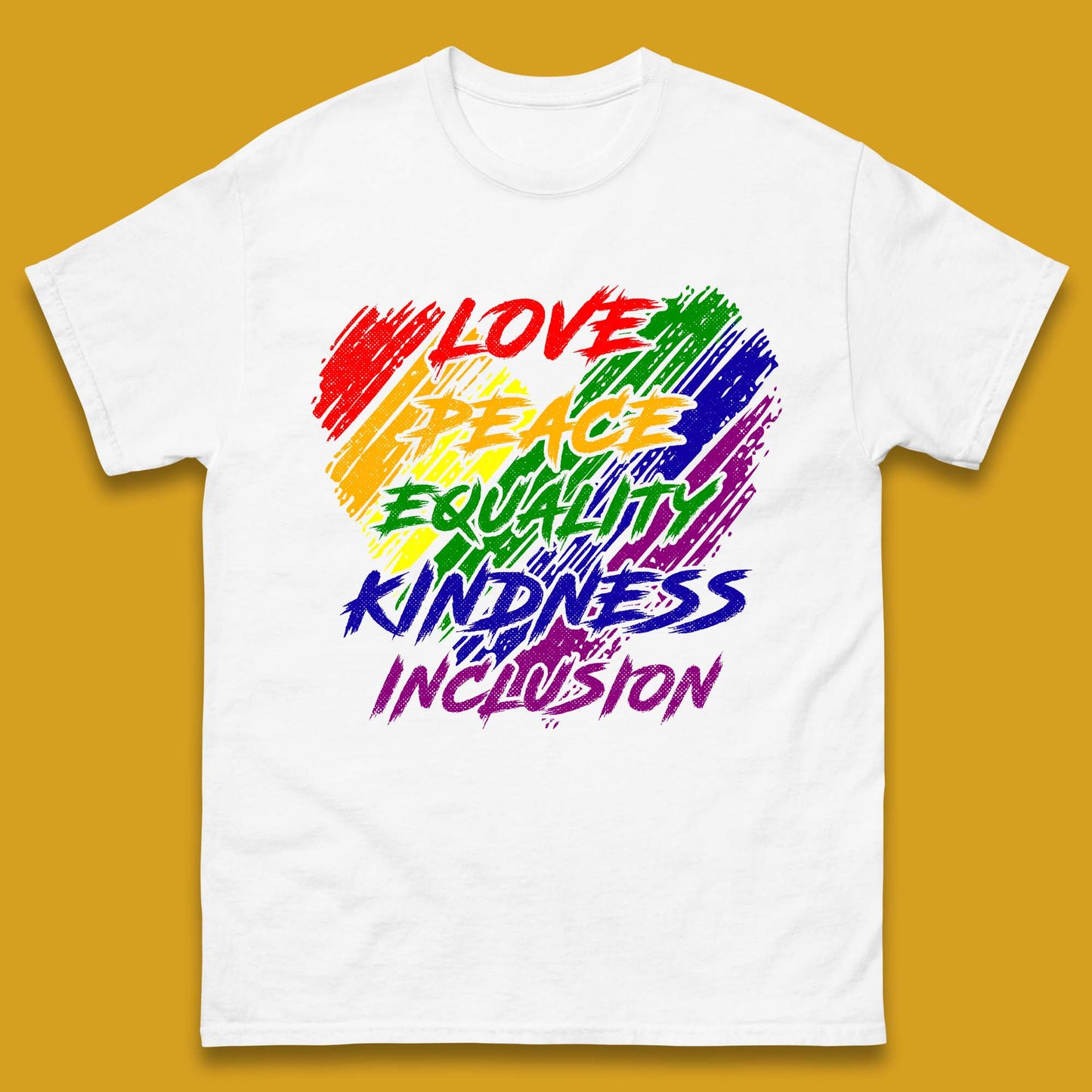 Love Peace Equality Mens T-Shirt