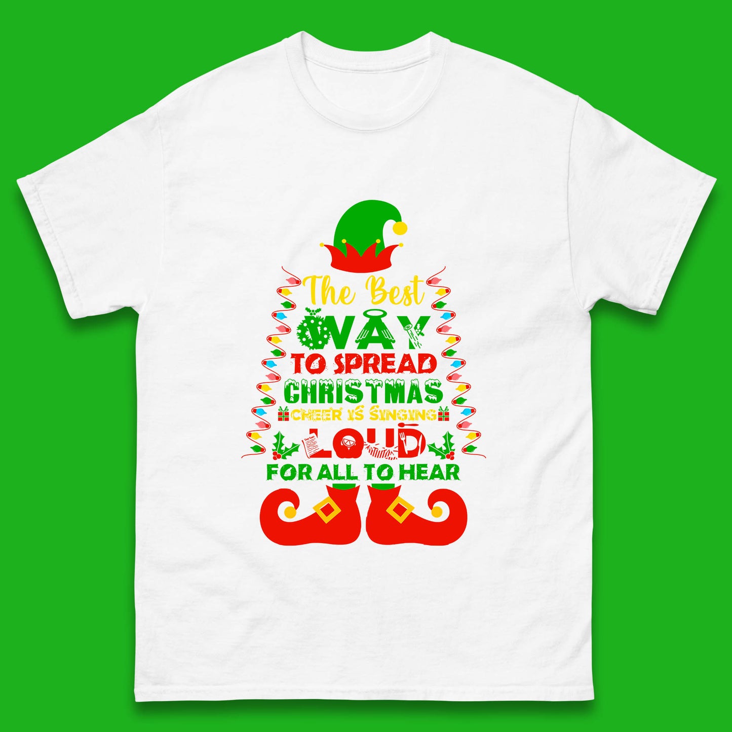 elf christmas quote t shirt