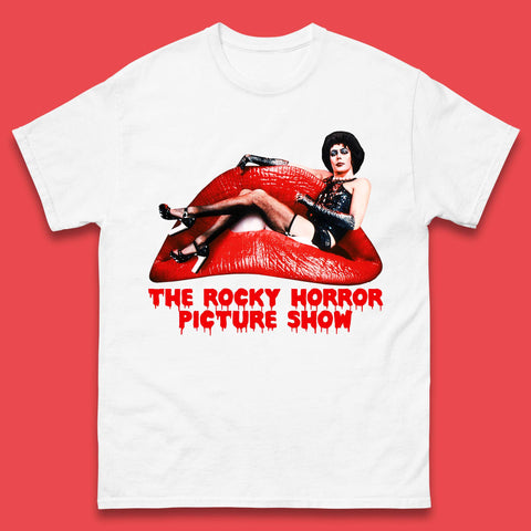 The Rocky Horror Show Halloween Horror Movie Red Lips Mens Tee Top
