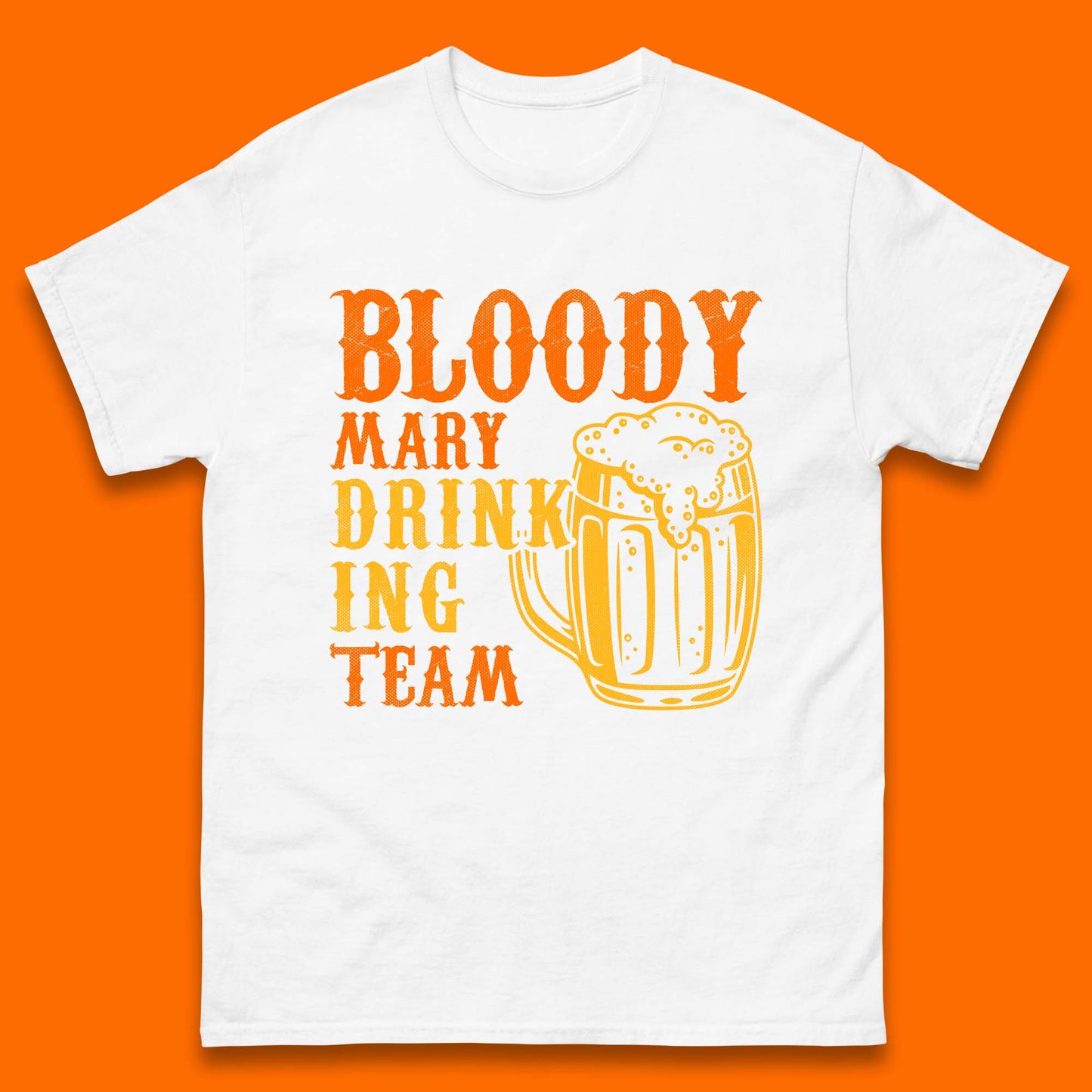Bloody Marry Drinking Team Mens T-Shirt