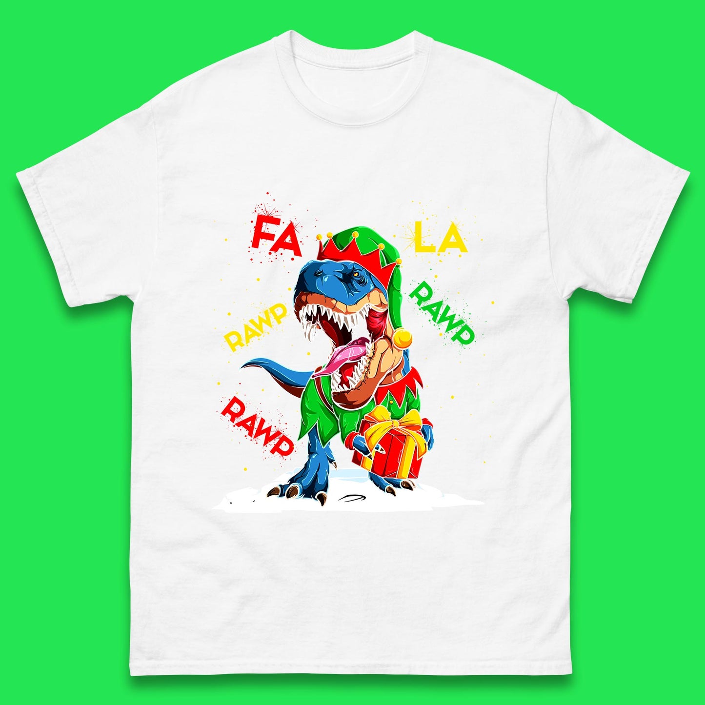 christmas dinosaur t shirt