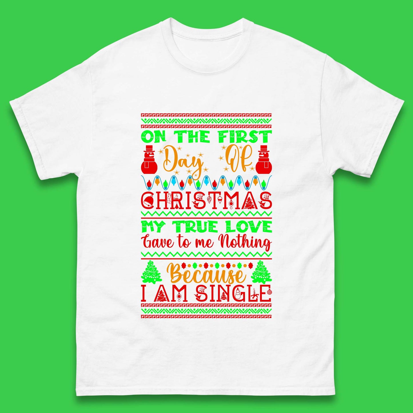 christmas single quote t shirt