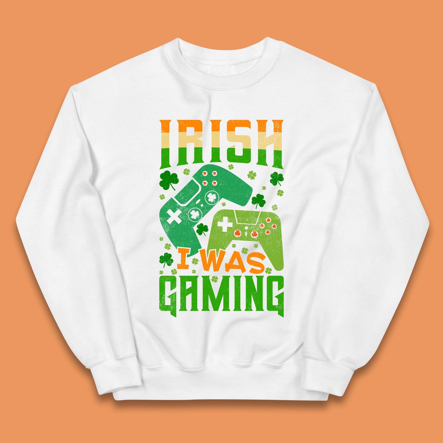 Irish I Was Gaming Kids Jumper