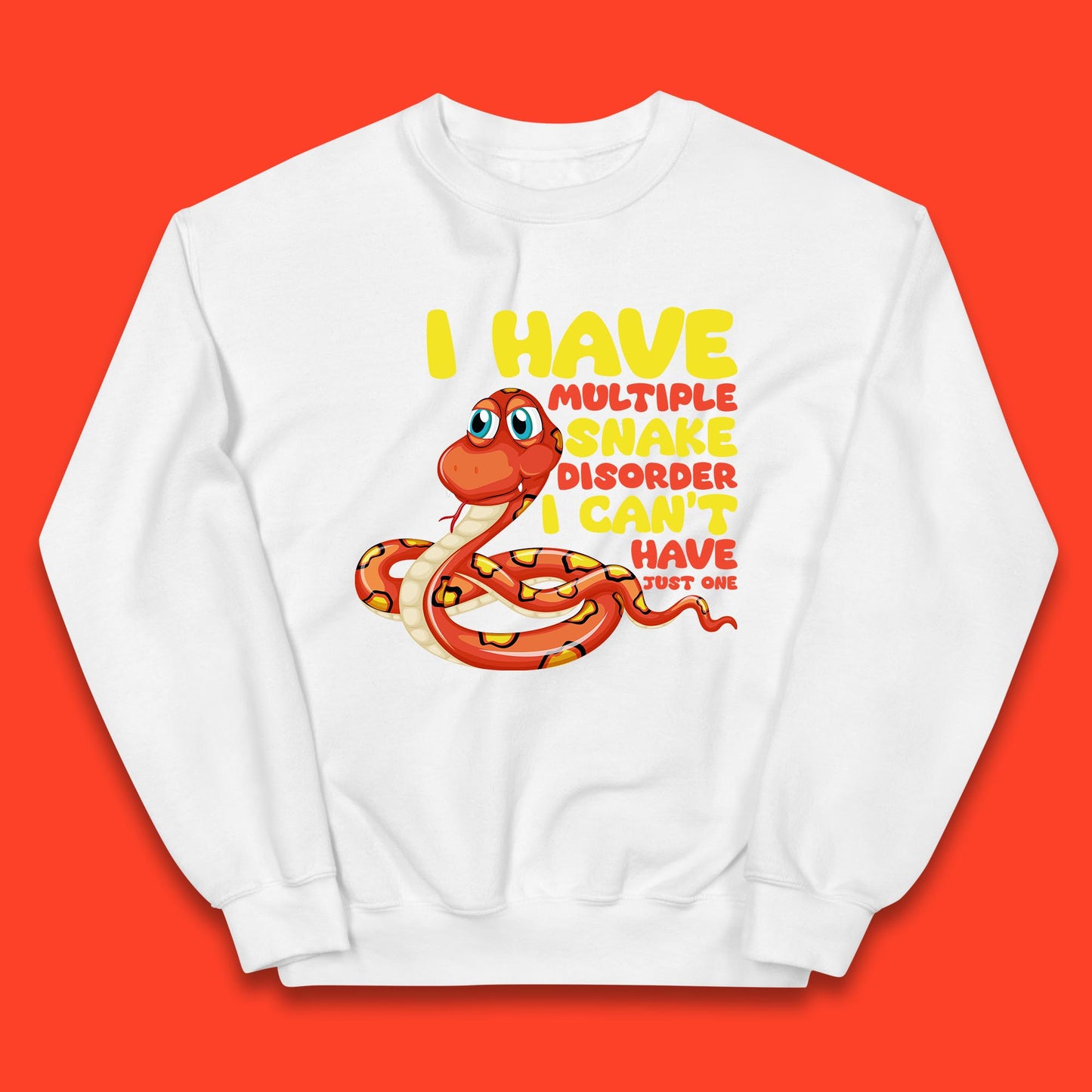 I Have Multiple Snake Disorder I Can't Have Just One Funny Snake Lover Kids Jumper
