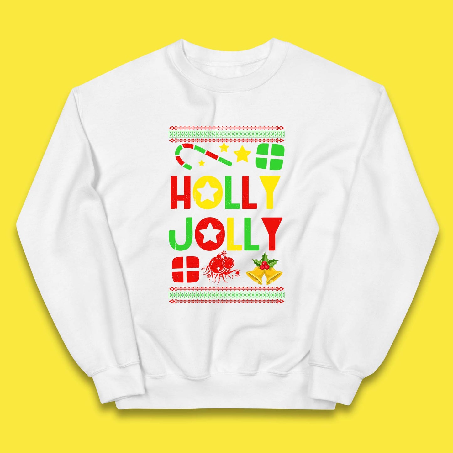 holly jolly christmas jumper