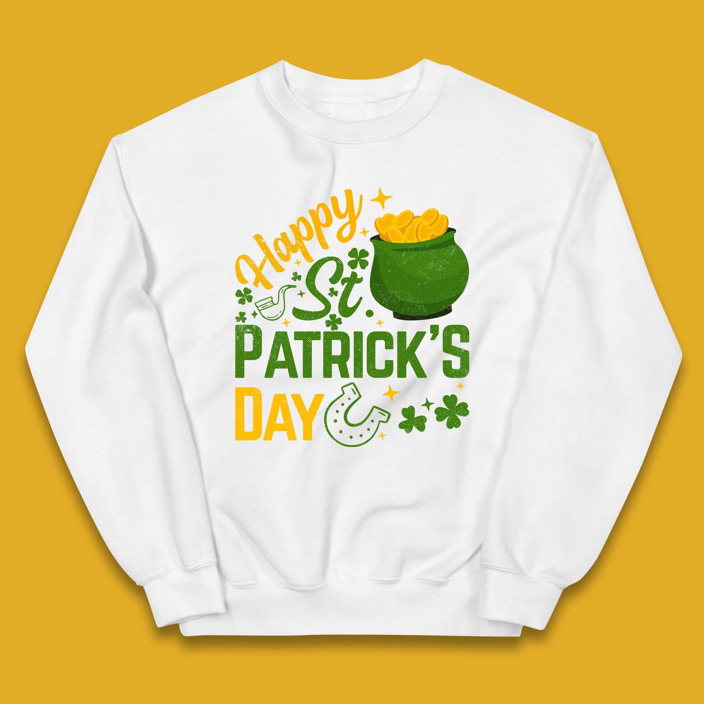 Happy St Patrick's Day Kids Jumper