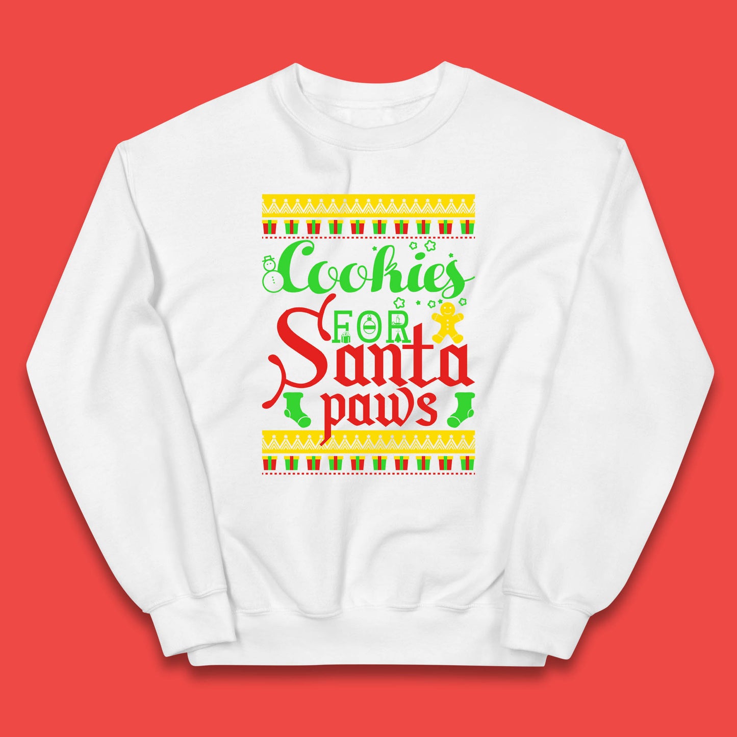 christmas cookies for santa paws jumper