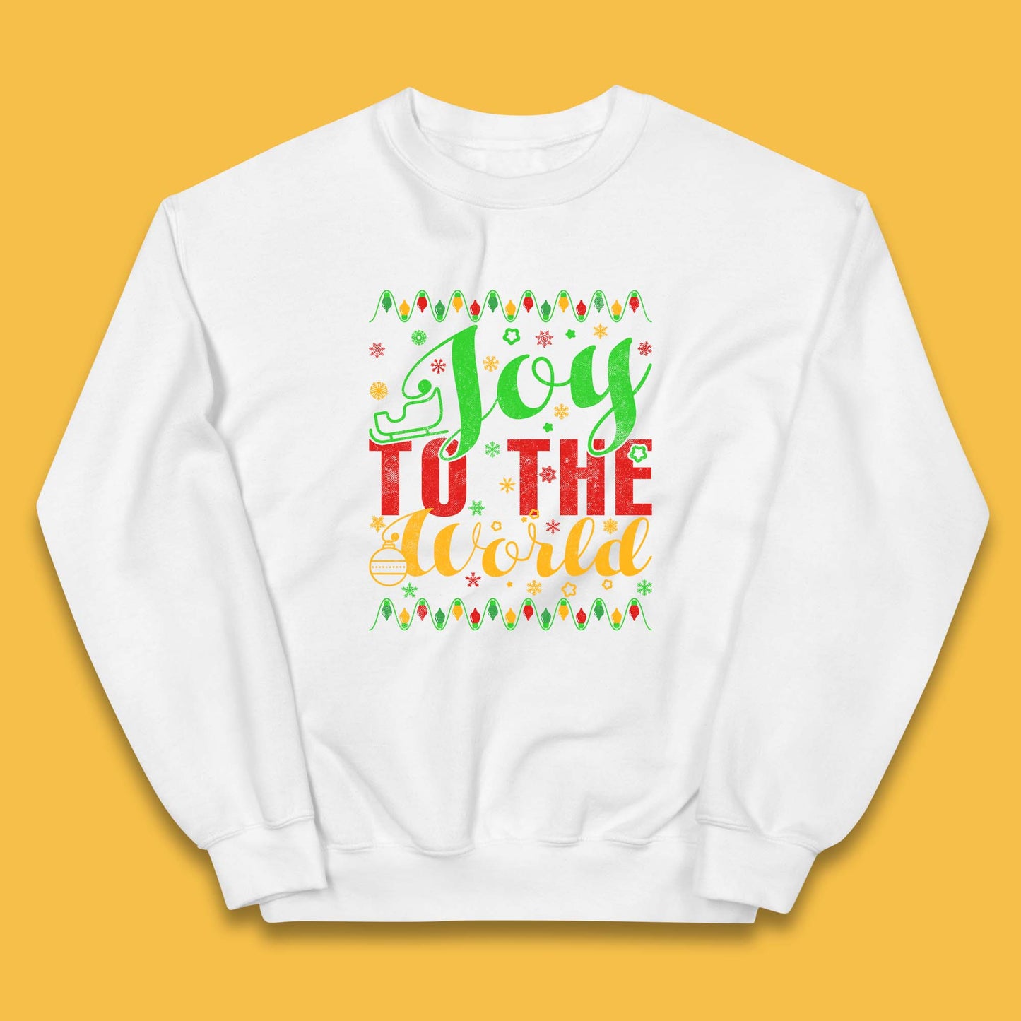 merry christmas joy to the world jumper