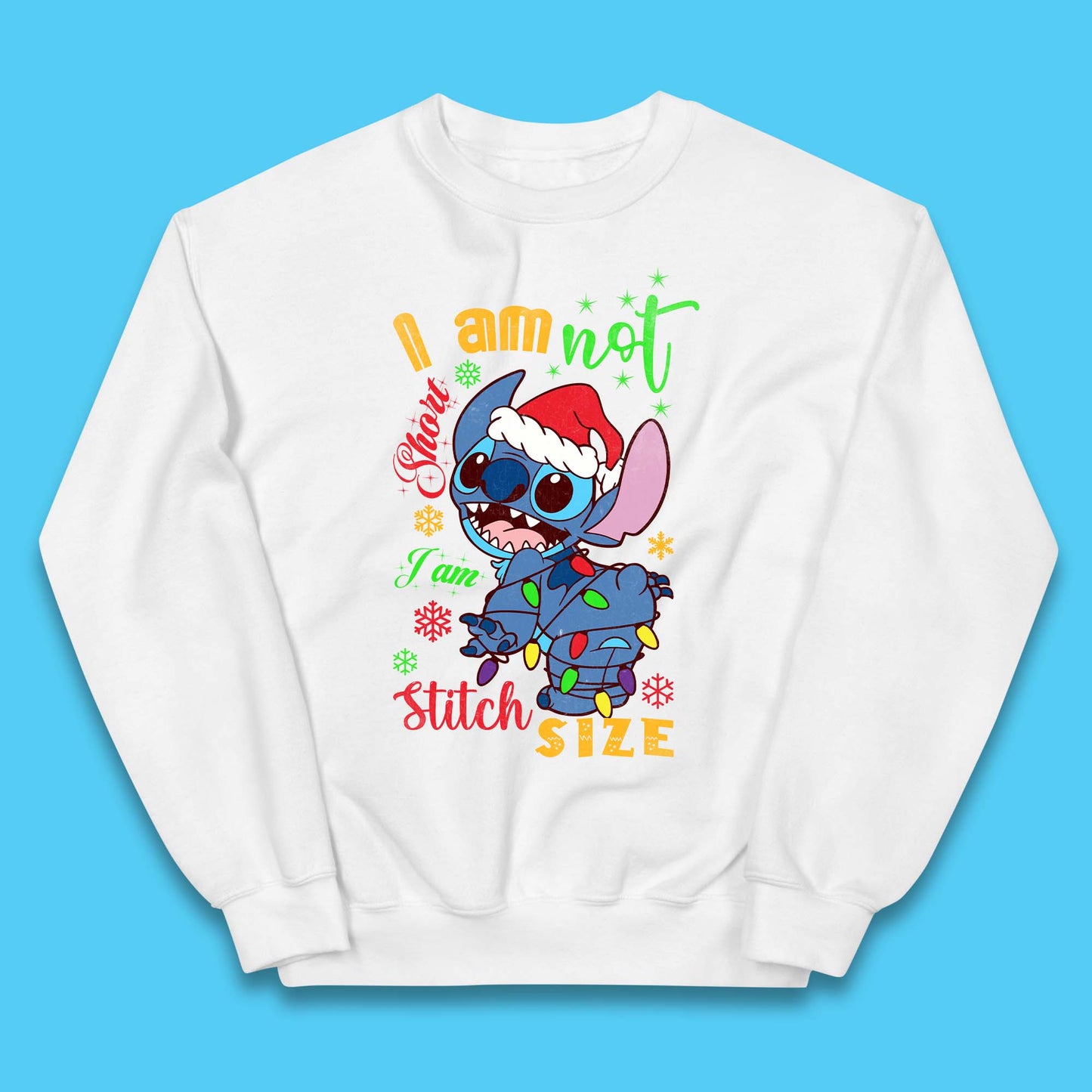 Stitch Size Christmas Kids Jumper