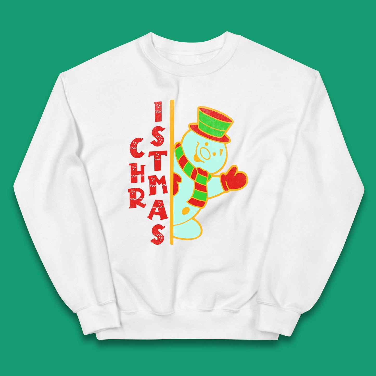 Christmas Snowman Kids Jumper