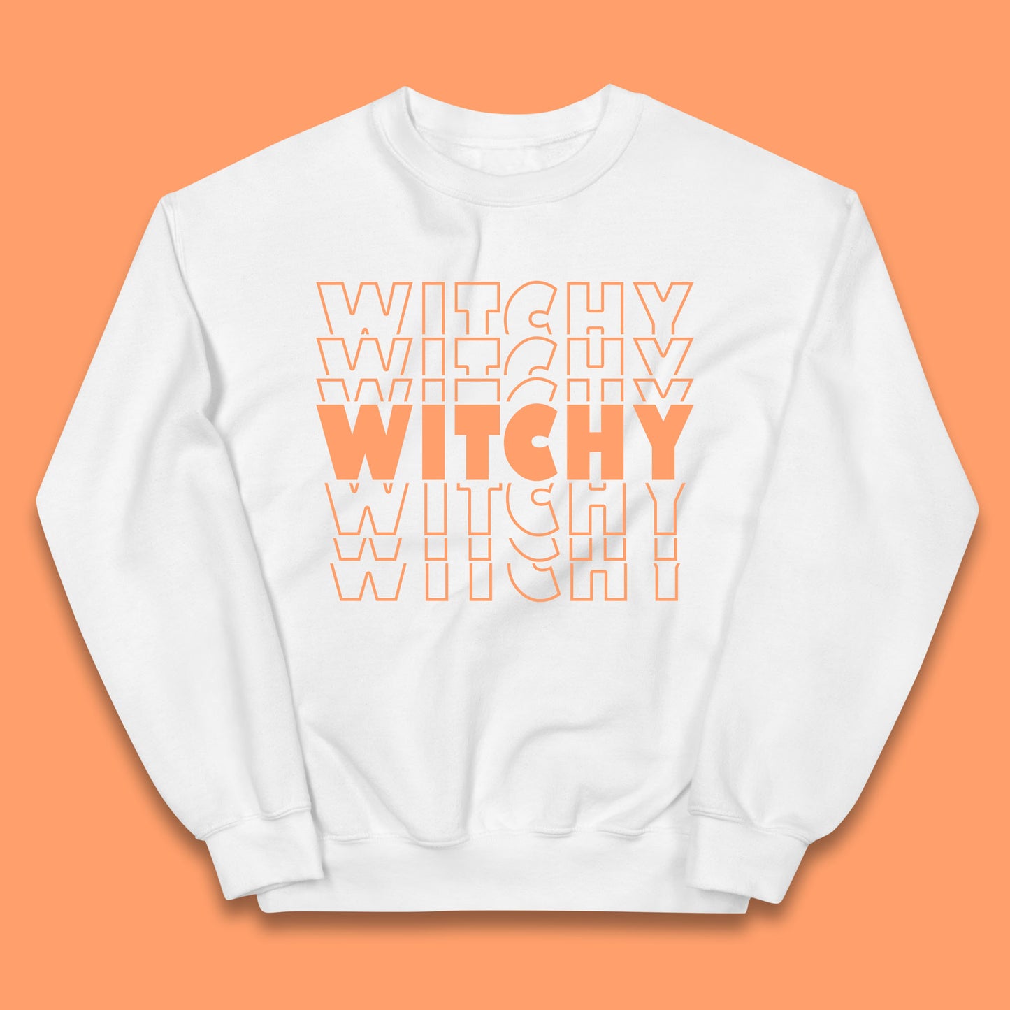 Witchy Halloween Witches Spooky Witch Vibes Witchy Aesthetic Halloween Party Kids Jumper