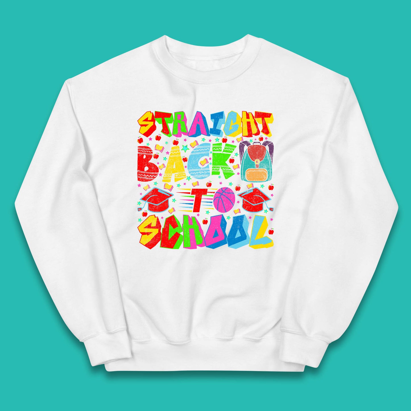 Straight Back To School Back To School First Day Of School Kids Jumper