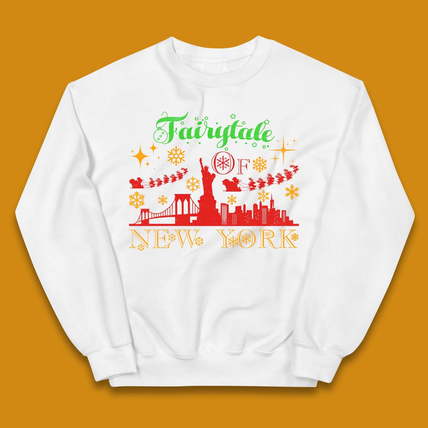 Fairytale Of New York Christmas Kids Jumper
