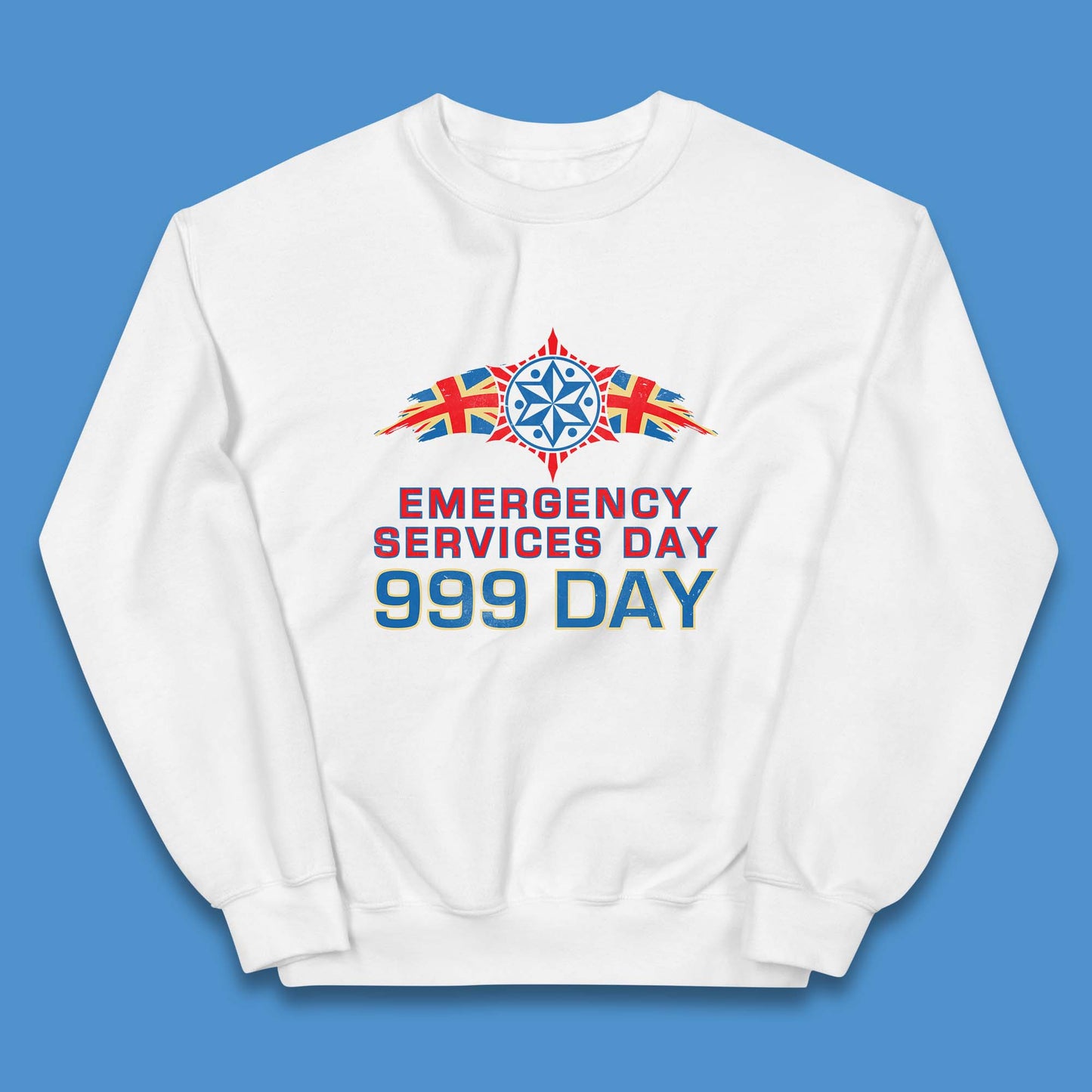 Emergency Services Day 999 Days United Kingdom Emergency Services First Responder Annual Holiday Kids Jumper