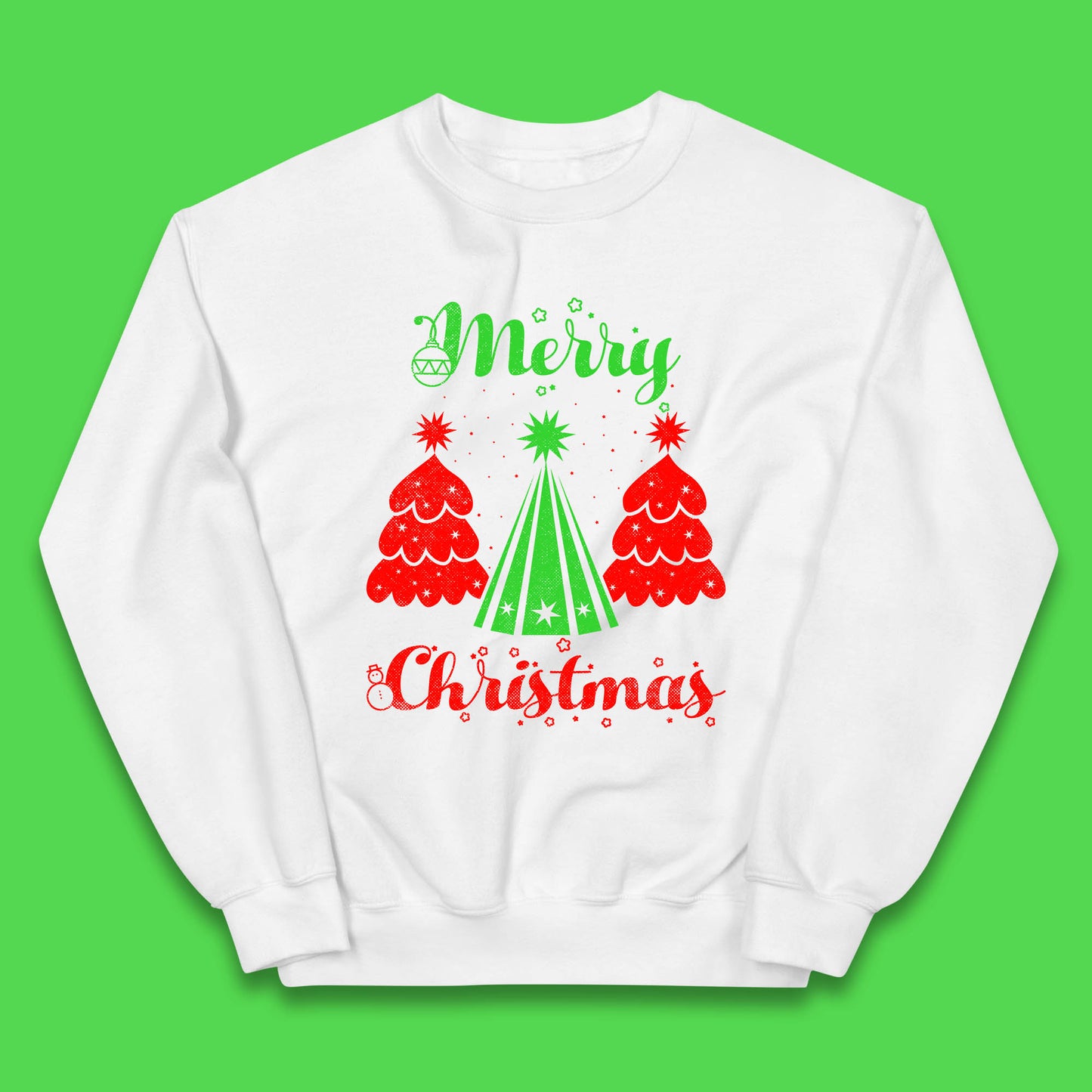 merry christmas tree jumper