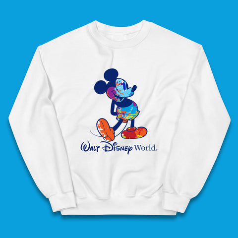 Walt Disnep World Mickey Mouse In Happy Mood Cartoon Character Disneyland Vacation Trip Disney World Kids Jumper