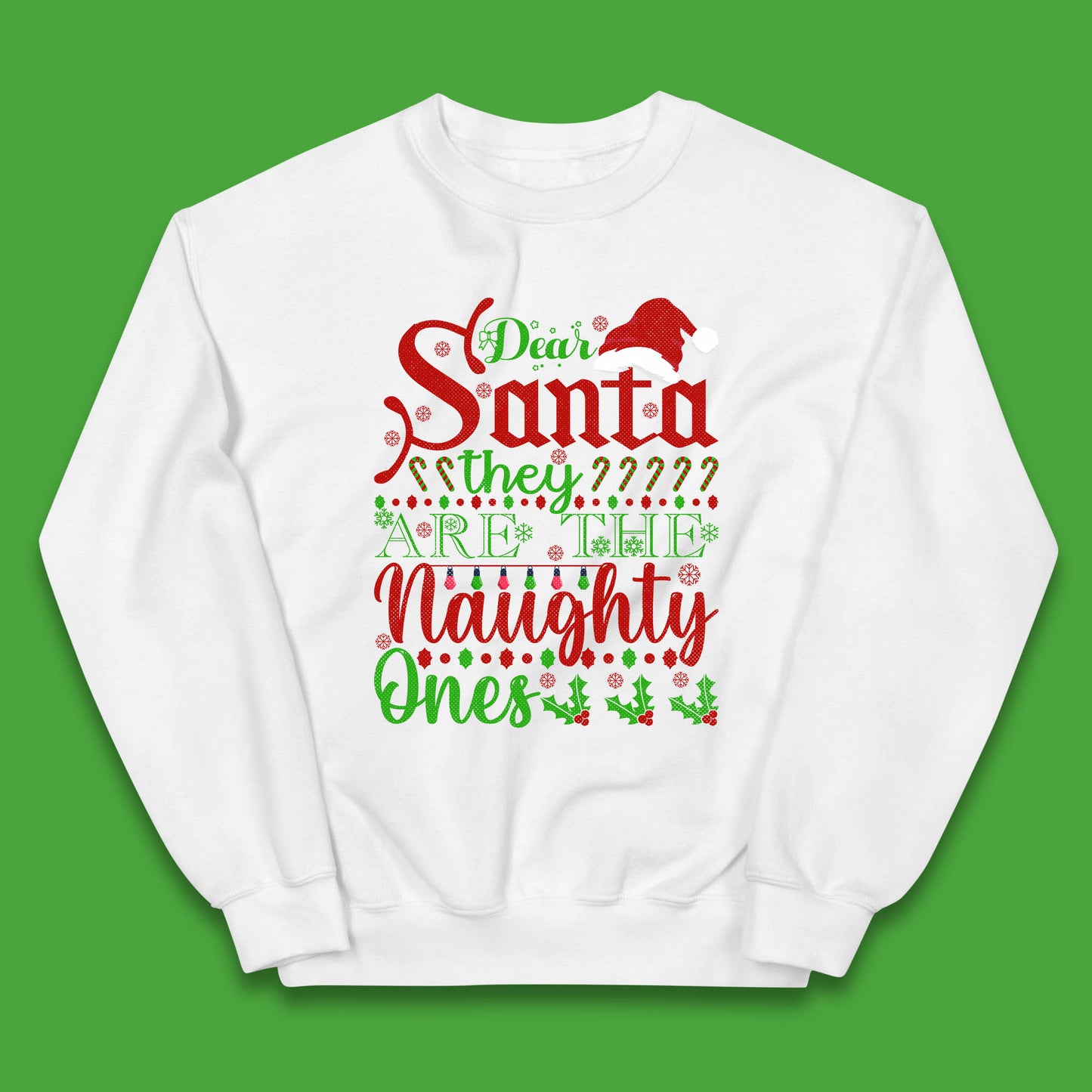 dear santa christmas jumper