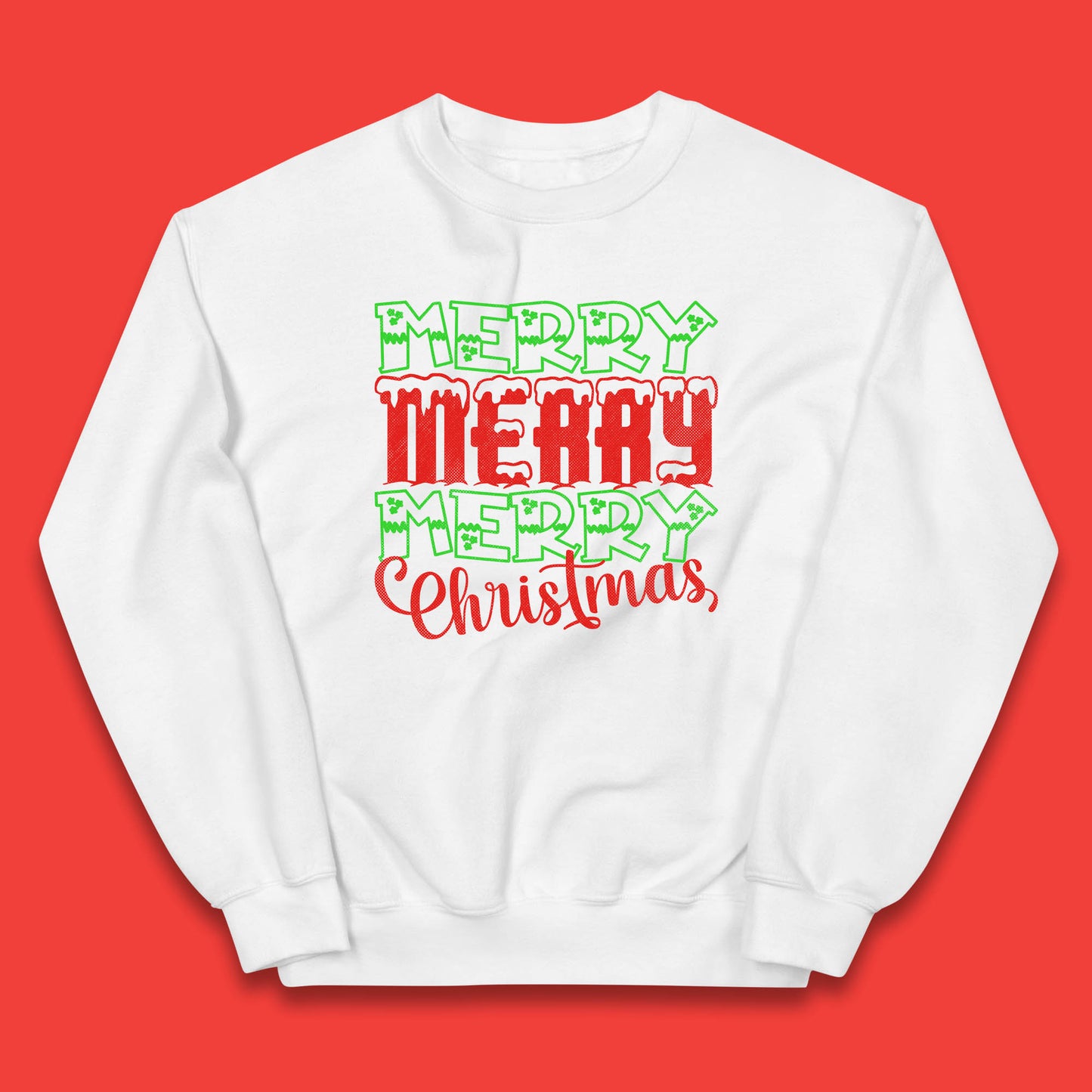 merry merry merry christmas jumper
