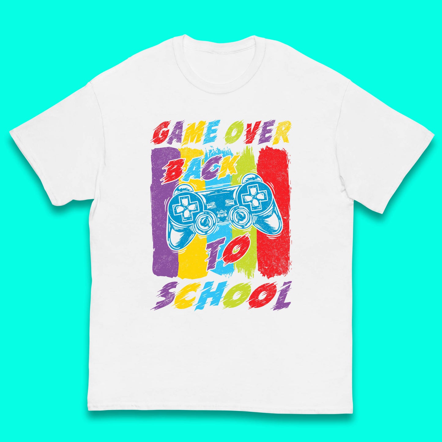 Game Over Return to the Halls of Learning Back To School Kids Study Gift Kids T Shirt